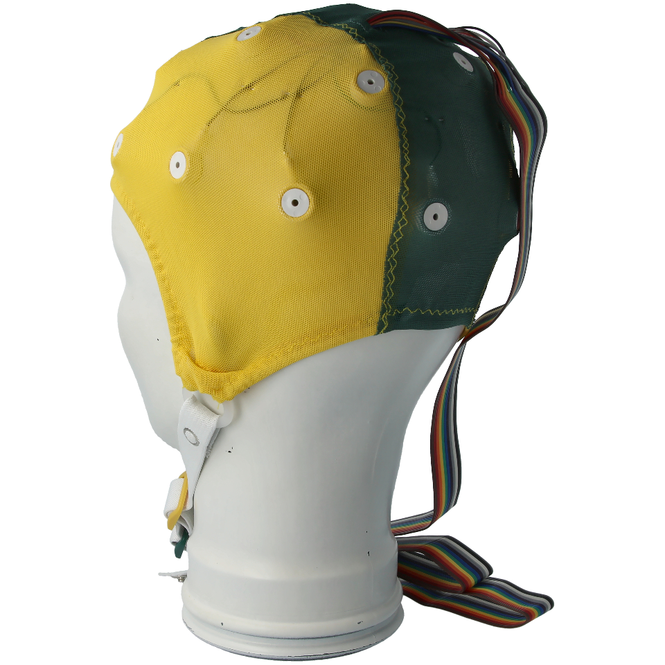 ECI-Cap Sn 48-52cm 20+Ref Elektroden hoch gelb/grün