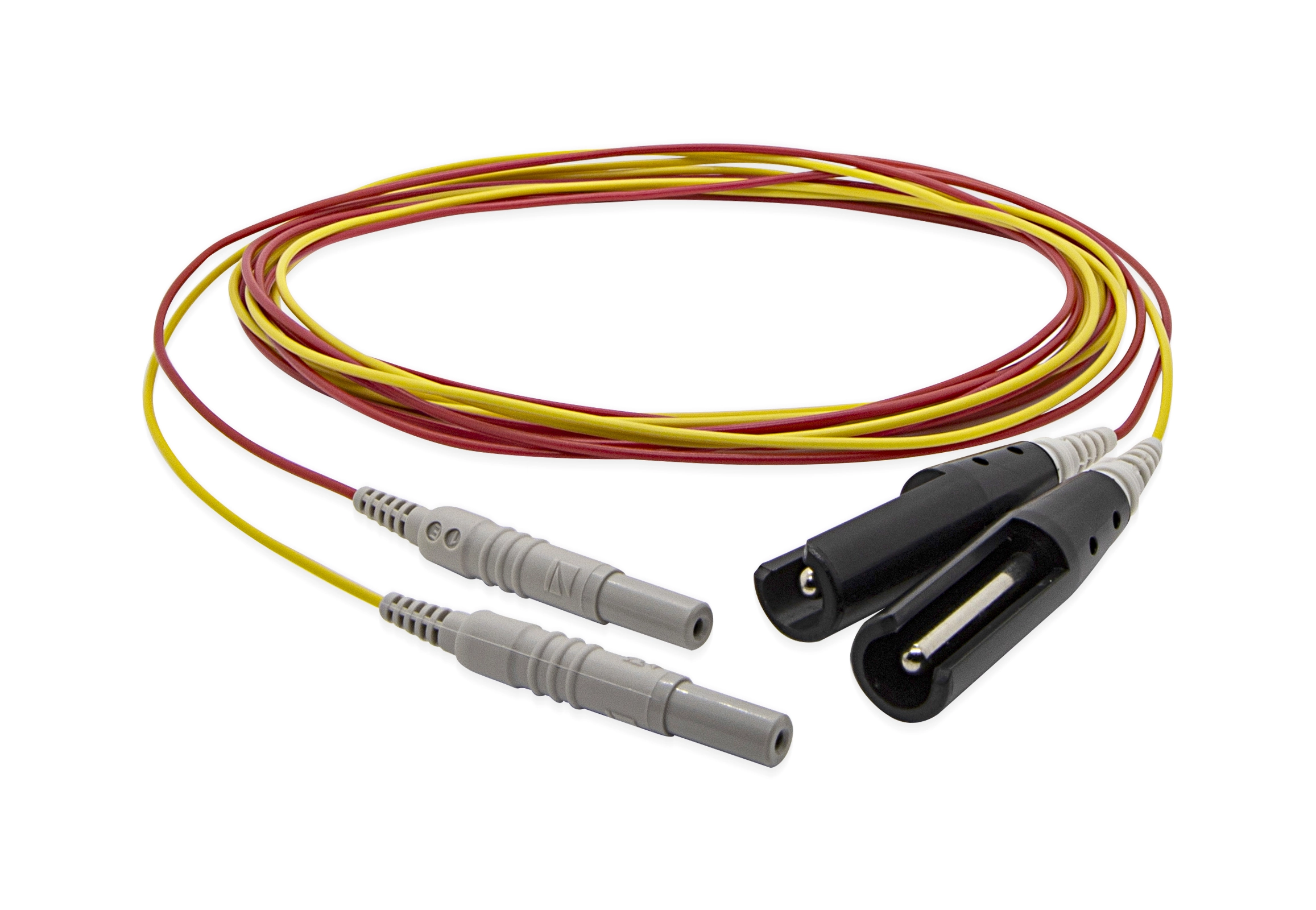 EKG-Kabel 200cm gelb/rot