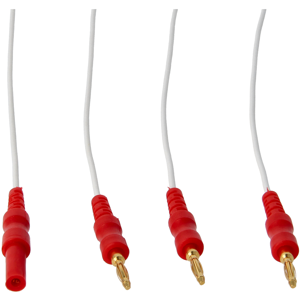EEG Kabel Au 85cm rot 10 St.