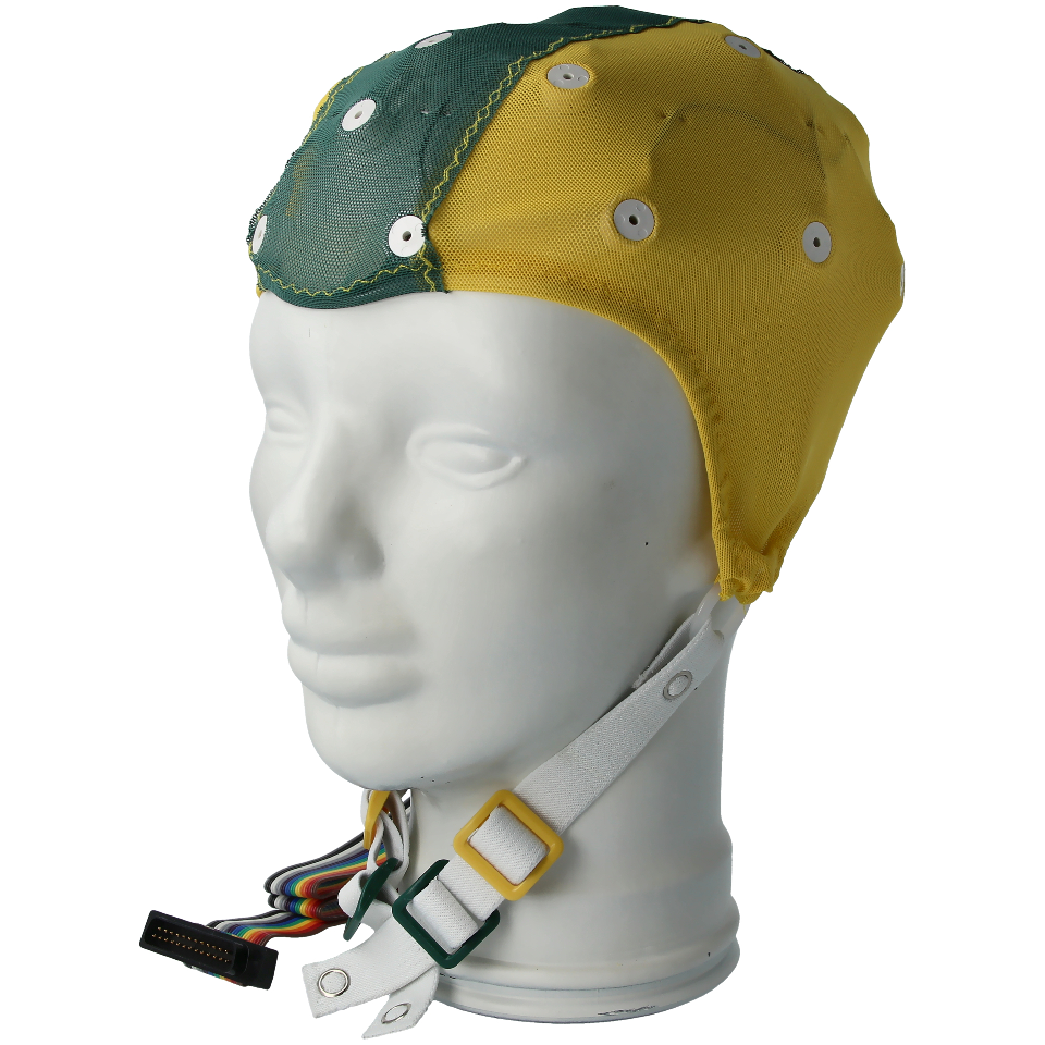 ECI-Cap Sn 48-52cm 20+Ref Elektroden hoch gelb/grün