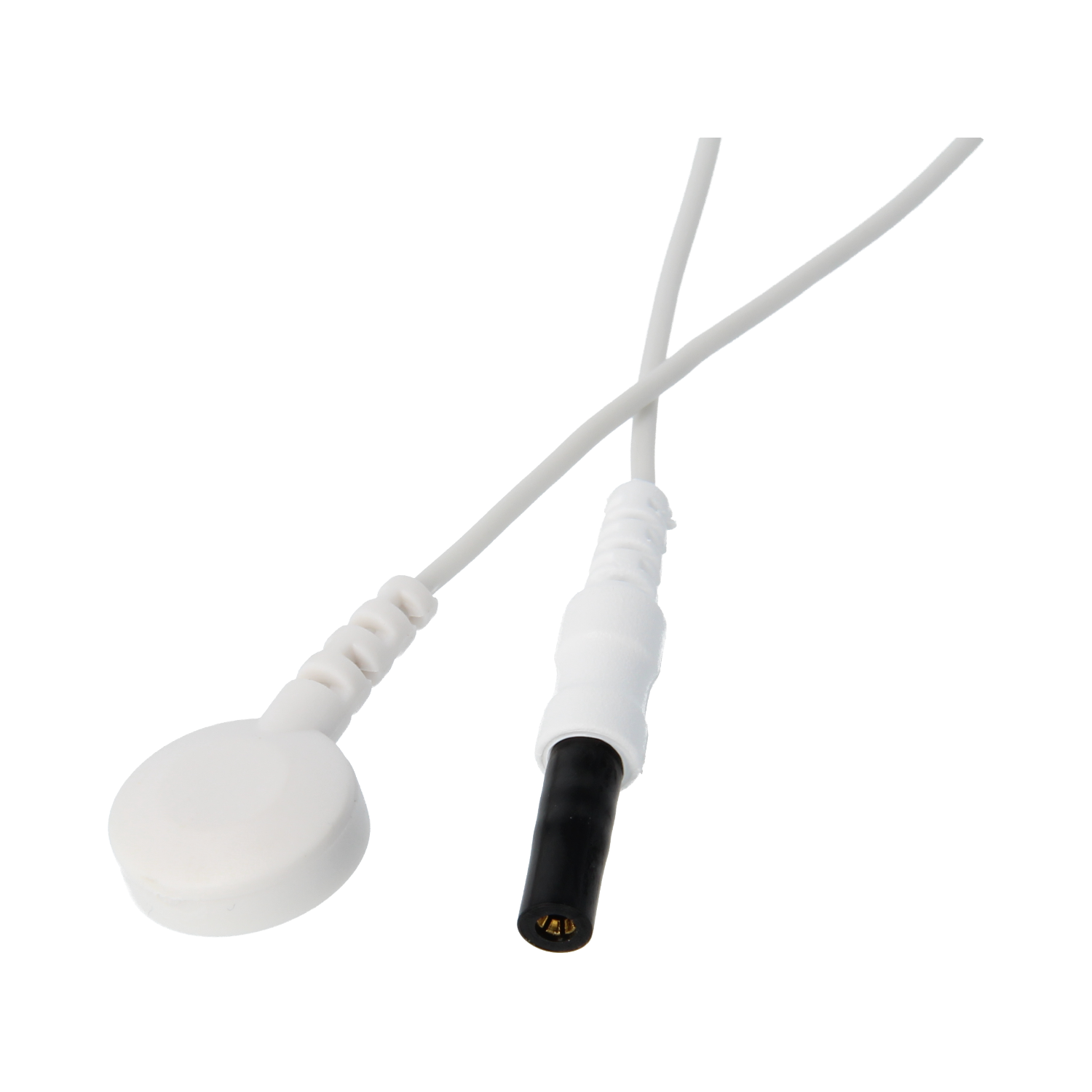 Druckknopfkabel 250cm Kabel weiß 10 St.