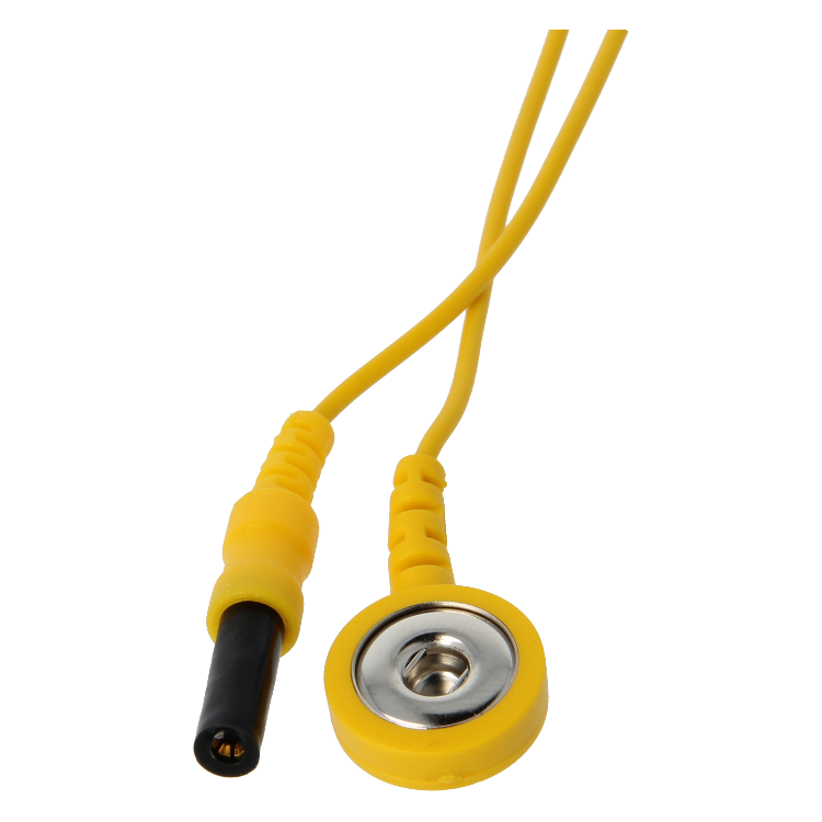 Druckknopfkabel 60cm Kabel gelb 10 St.