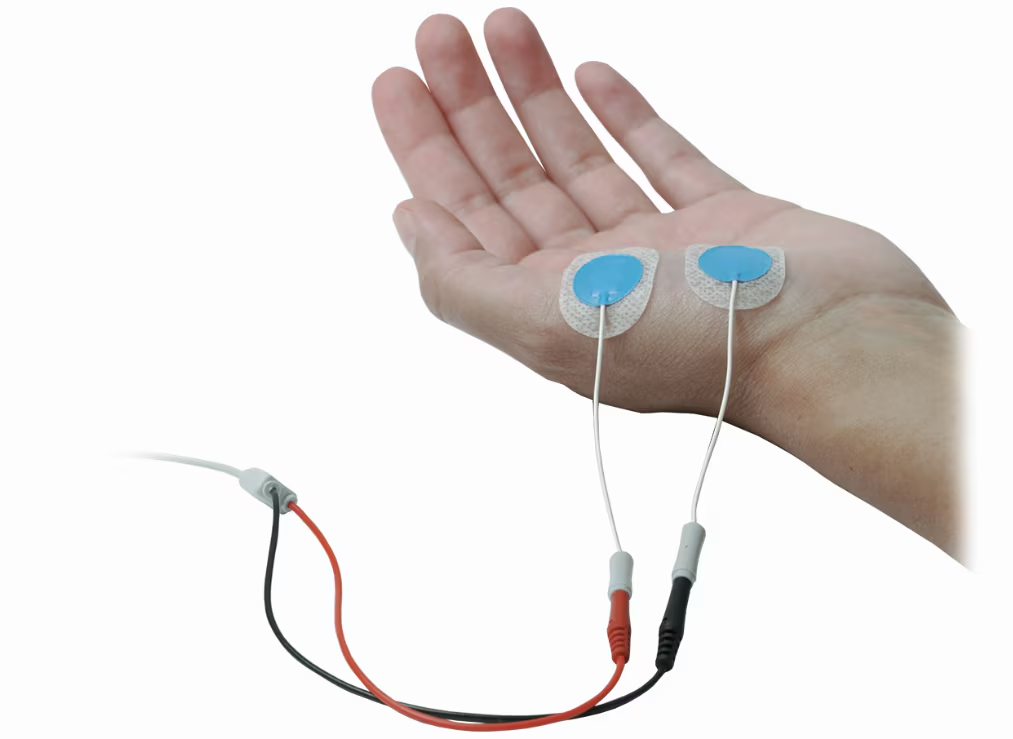 Klebeelektrode Ag/AgCL 9mm x 6mm 8cm Kabel