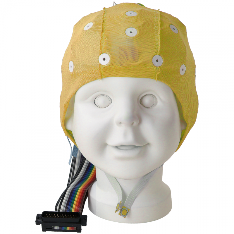 Infa-Cap Sn 30-34cm 14 Elektroden flach gelb