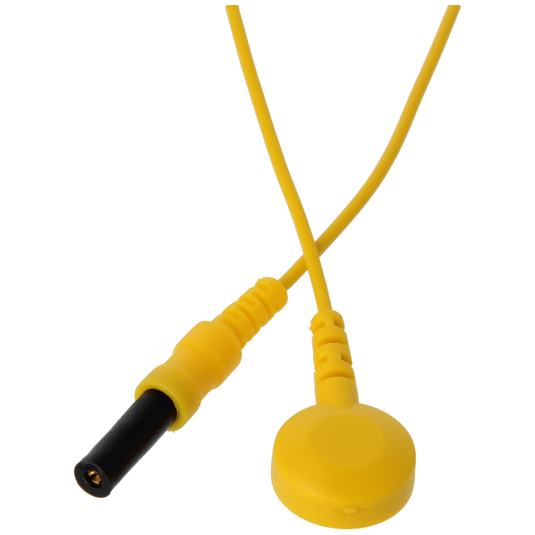 Druckknopfkabel 60cm Kabel gelb 10 St.